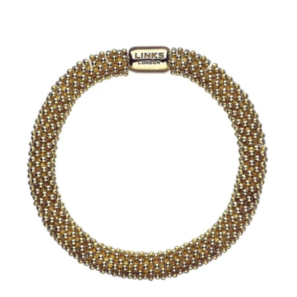 Links of London Yellow Gold Effervescent Star Bracelet - Picture 1 of 3